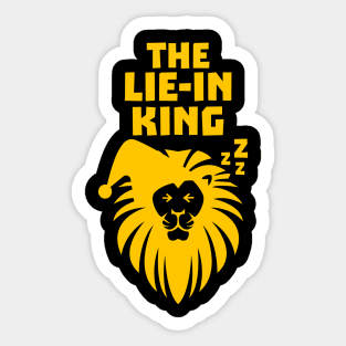 The Lie In King Sticker